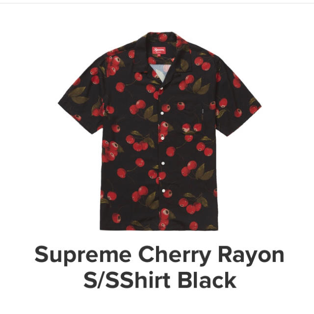 トップスSupreme cherry rayon shirt