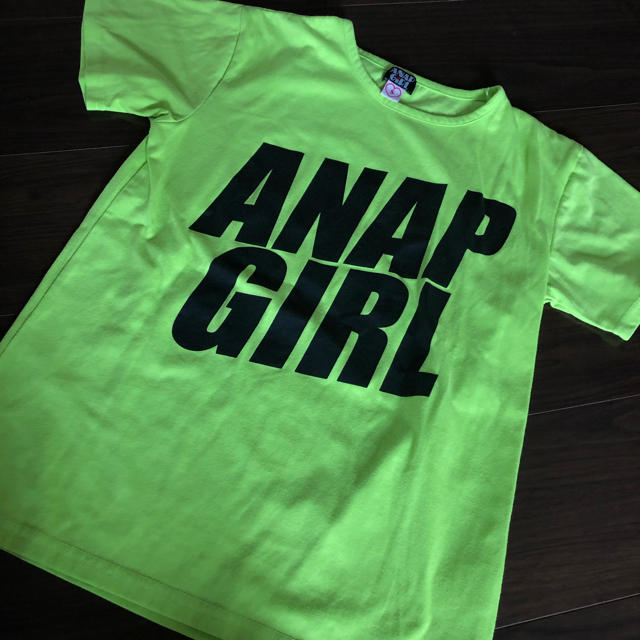 ANAP(アナップ)のmina☺︎様専用ANAP GIRL Tシャツ ２枚セット S キッズ/ベビー/マタニティのキッズ服女の子用(90cm~)(Tシャツ/カットソー)の商品写真