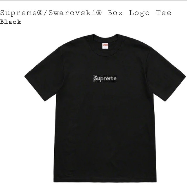 Supreme Swarovski Box Logo Tee Mサイズ