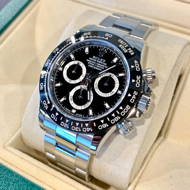 ROLEX ロレックス コスモグラフデイトナ 黒文字盤 日本ロレックス未使用品