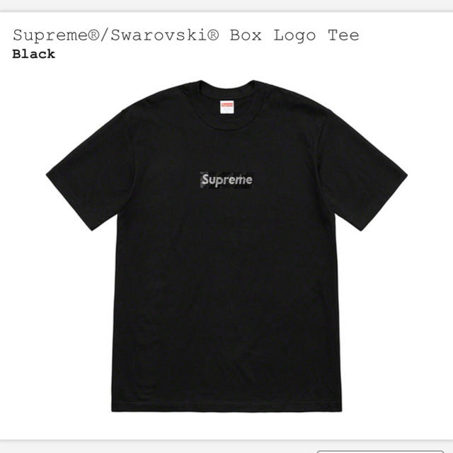 supreme スワロフスキー ボックスロゴ boxlogo Tシャツ