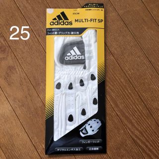 アディダス(adidas)の新品未使用  adidas ゴルフグローブ  メンズ 左手用 25㌢(ゴルフ)