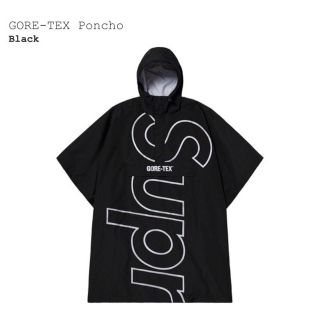 シュプリーム(Supreme)のsupreme poucho black S/M(パーカー)