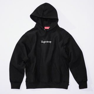 シュプリーム(Supreme)の【希少S】 Supreme Swarovski Box logo Hooded (パーカー)