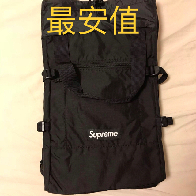 【送料込みブラックカラー】supreme Tote Backpack