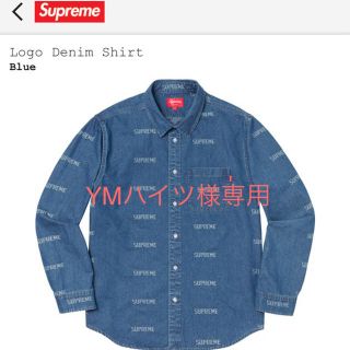 シュプリーム(Supreme)のYMハイツ様専用 supreme Logo Denim Shirt(Gジャン/デニムジャケット)