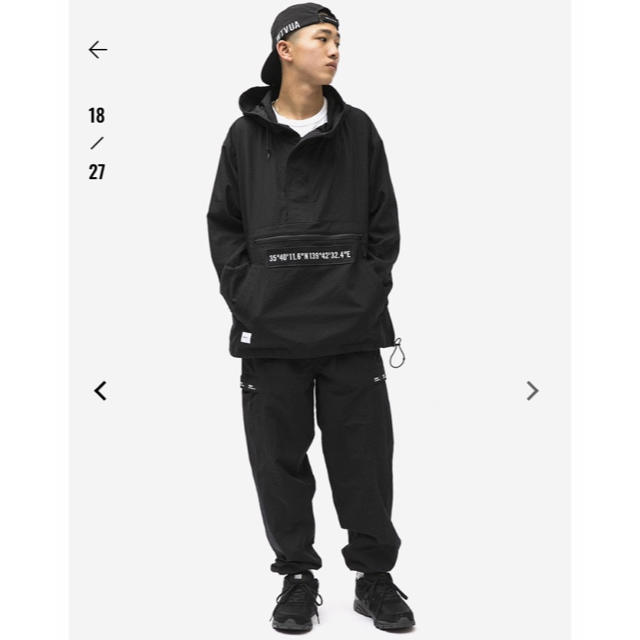 WTAPS 19SS TRACKS TROUSERS BLACK L