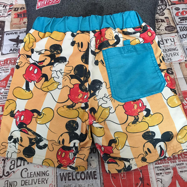 Disney(ディズニー)の水着☆ミッキー☆ハーフパンツ☆ キッズ/ベビー/マタニティのキッズ服男の子用(90cm~)(水着)の商品写真