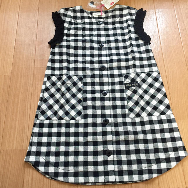 KP(ニットプランナー)の新品未使用 ニットプランナー  KP ワンピース120 キッズ/ベビー/マタニティのキッズ服女の子用(90cm~)(ワンピース)の商品写真