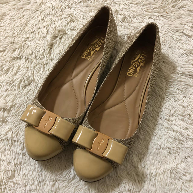 Ferragamo ヴァラ フラットシューズ バレエ