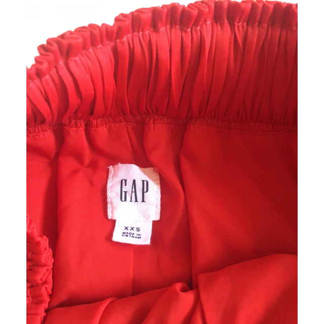 GAP(ギャップ)のGAP ロングスカート 赤 XXS レディースのスカート(ロングスカート)の商品写真