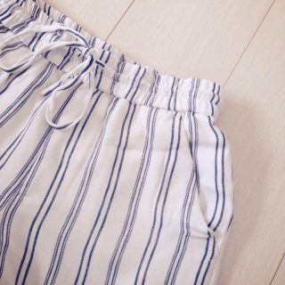 ジーナシス(JEANASIS)のJEANASIS✔️ストライプゆるパンツ(クロップドパンツ)