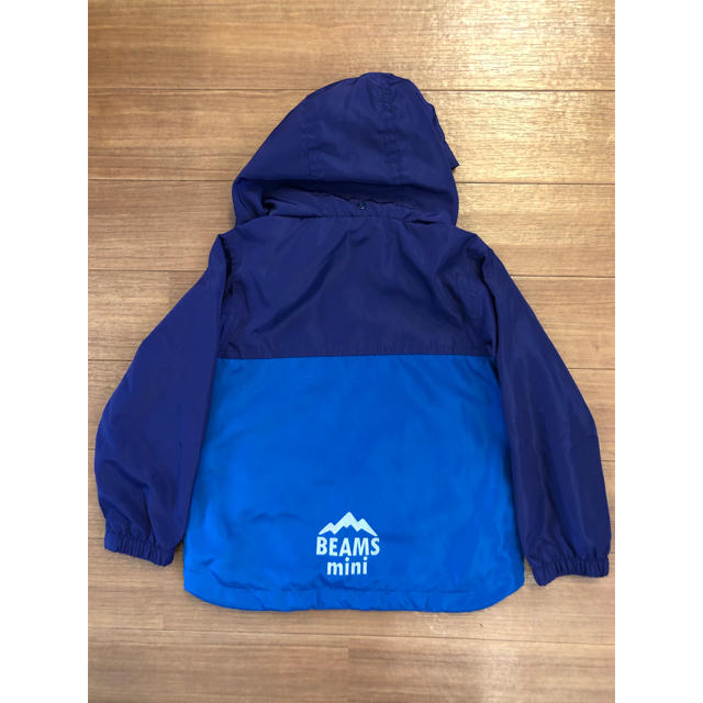 BEAMS(ビームス)の【新品・今春】BEAMS mini  110 フード収納 パーカー ブルゾン  キッズ/ベビー/マタニティのキッズ服男の子用(90cm~)(ジャケット/上着)の商品写真