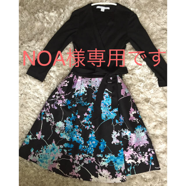 93cm肩幅超美品☆ DIANE VON FURSTENBERG ワンピースサイズ4