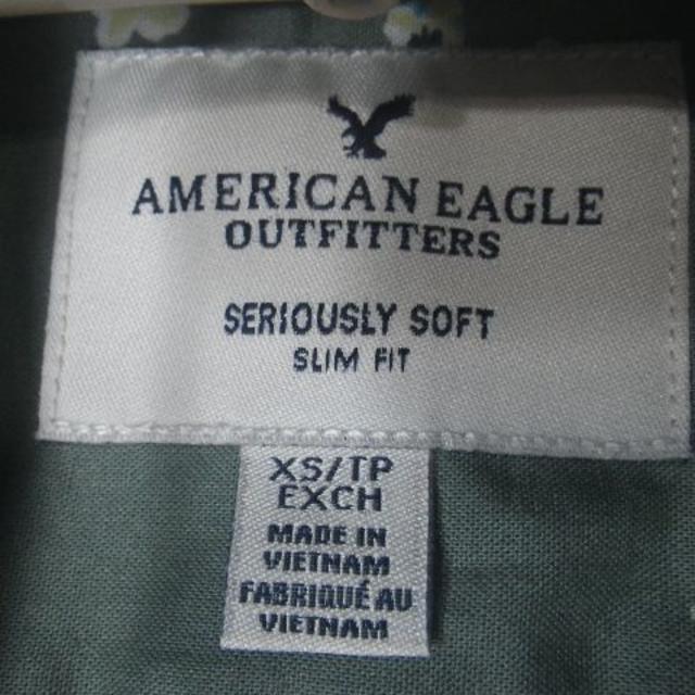 American Eagle(アメリカンイーグル)の3585　アメリカン　イーグル　長袖　花柄　総柄　ボタンダウン　シャツ メンズのトップス(シャツ)の商品写真