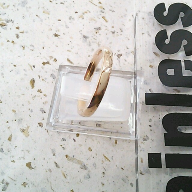 ♥10号♡新品♥送料込♡スリム甲丸リング レディースのアクセサリー(リング(指輪))の商品写真