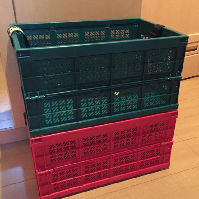 【廃盤美品・ロゴ入り】ColemanコンテナBOX 2個SET（ベルト無し）