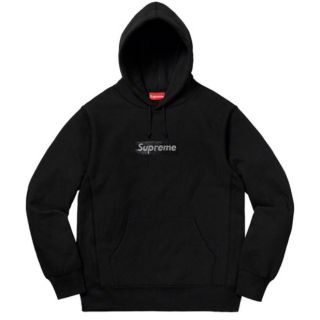 シュプリーム(Supreme)のSupreme Swarovski Box Logo Sweatshirt(パーカー)