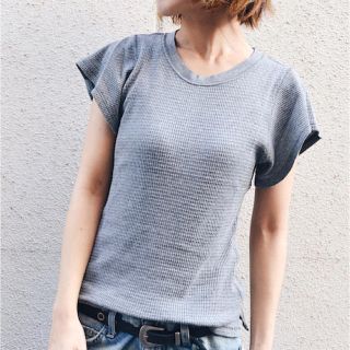 フリーピープル(Free People)のfree people（フリーピープル）袖フレアワッフルＴシャツ(Tシャツ(半袖/袖なし))