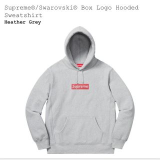 シュプリーム(Supreme)のSupreme/Swarovski Box Logo Hooded Mサイズ(パーカー)