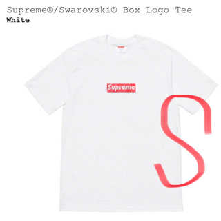 シュプリーム(Supreme)のsupreme ss19 swarovski box logo tee sサイズ(Tシャツ/カットソー(半袖/袖なし))