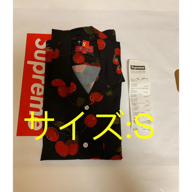 ぽんだ専用 Supreme Cherry Rayon S/S Shirt 【送料無料/新品】 17640 ...