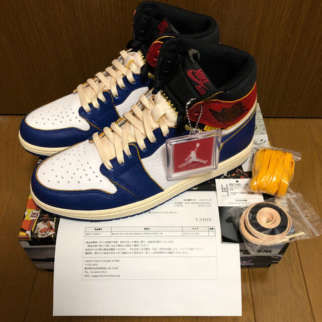 UNION × Air Jordan 1 Retro Hi NRG 27.5cm