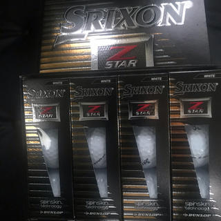 スリクソン(Srixon)の新品スリクソンＺstarホワイト１ダースオマケ付き(ゴルフ)
