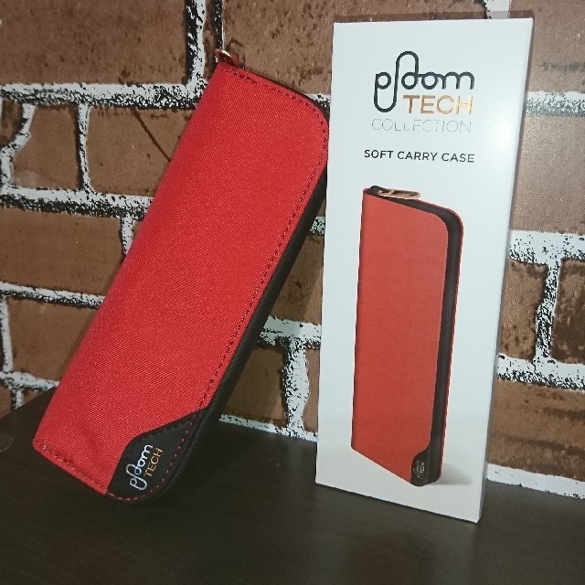 PloomTECH(プルームテック)のPloom TECH　プルーム・テック・ソフトキャリーケース＜レッド＞ メンズのファッション小物(タバコグッズ)の商品写真