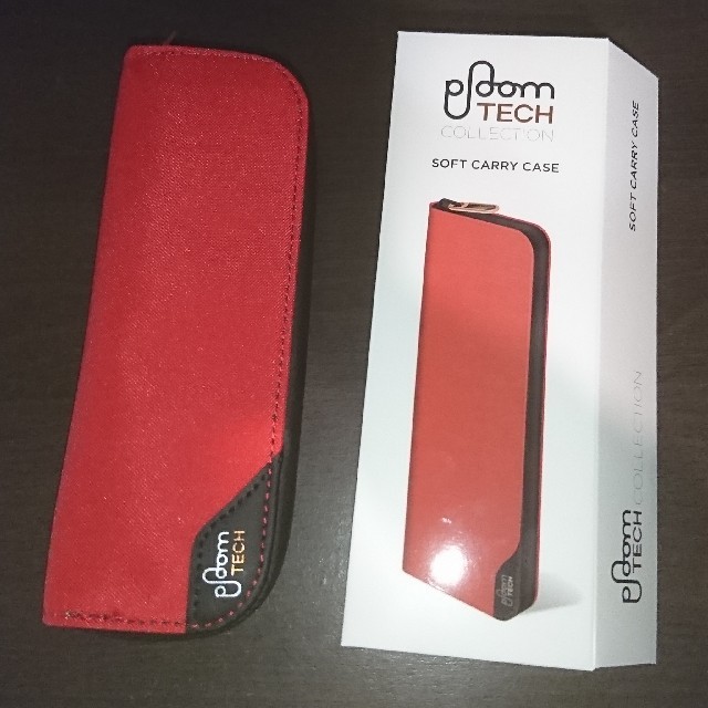 PloomTECH(プルームテック)のPloom TECH　プルーム・テック・ソフトキャリーケース＜レッド＞ メンズのファッション小物(タバコグッズ)の商品写真