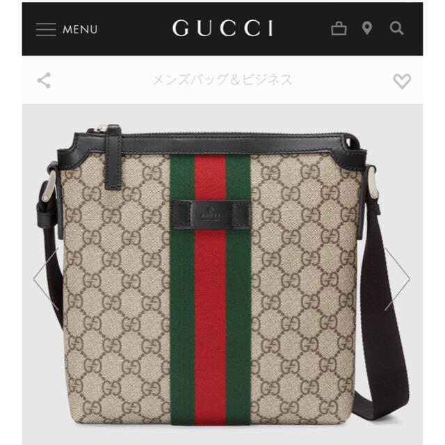 Gucci - 早い者勝ち！GUCCI GGスプリーム メッセンジャーバッグ