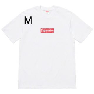 シュプリーム(Supreme)のM supreme Swarovski box Logo Tee White 白(Tシャツ/カットソー(半袖/袖なし))