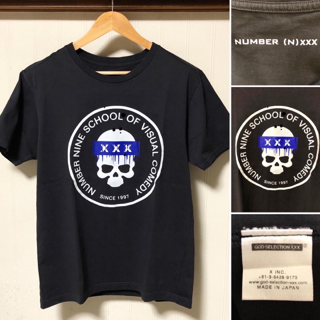 NUMBER (N)INE × GOD SELECTION XXX Tシャツ Tシャツ+カットソー(半袖+袖なし)