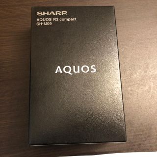 アンドロイド(ANDROID)のAQUOS R2 compact SH-M09 ホワイトSIMフリー(スマートフォン本体)