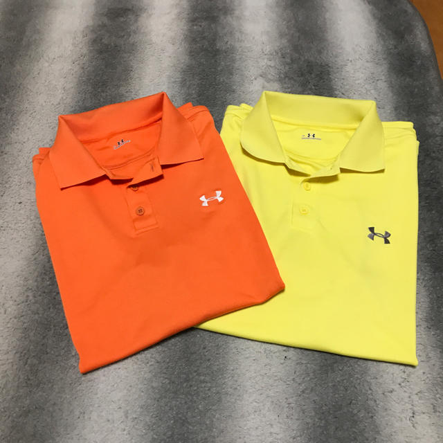 UNDER ARMOUR(アンダーアーマー)のメンズゴルフシャツＬ メンズのトップス(ポロシャツ)の商品写真