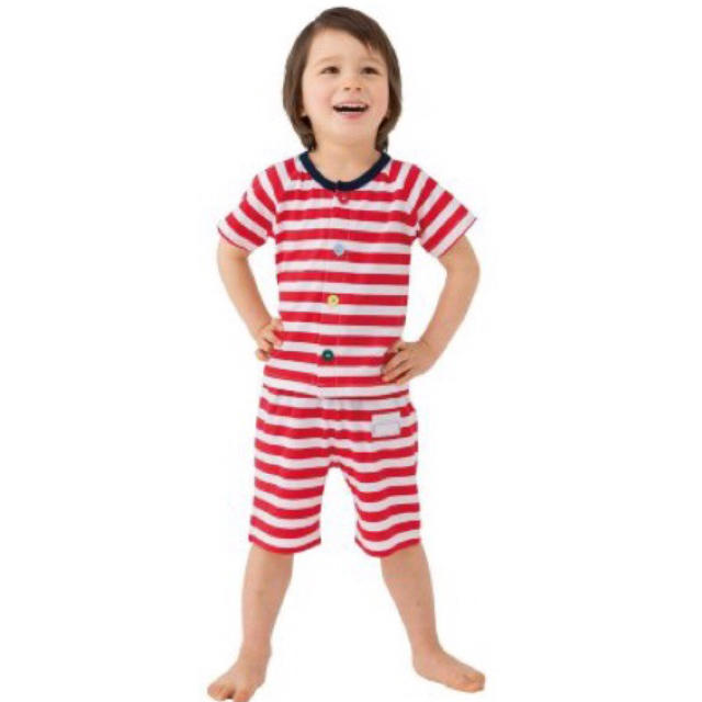 新品★未使用  半袖 お着替え練習パジャマ キッズ/ベビー/マタニティのキッズ服男の子用(90cm~)(パジャマ)の商品写真