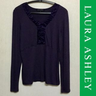 ローラアシュレイ(LAURA ASHLEY)のローラ アシュレイ カットソー LAURA ASHLEY シャツ シルク ロンT(カットソー(長袖/七分))