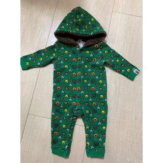 アベイシングエイプ(A BATHING APE)の【値下げしました♡】エイプ  カバーオール･ロンパース 70cm(カバーオール)