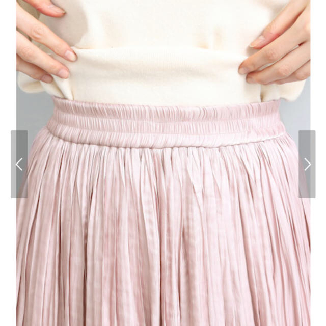 ViS(ヴィス)のVis シャイニーサテンフェードアウトプリーツスカート  レディースのスカート(ロングスカート)の商品写真