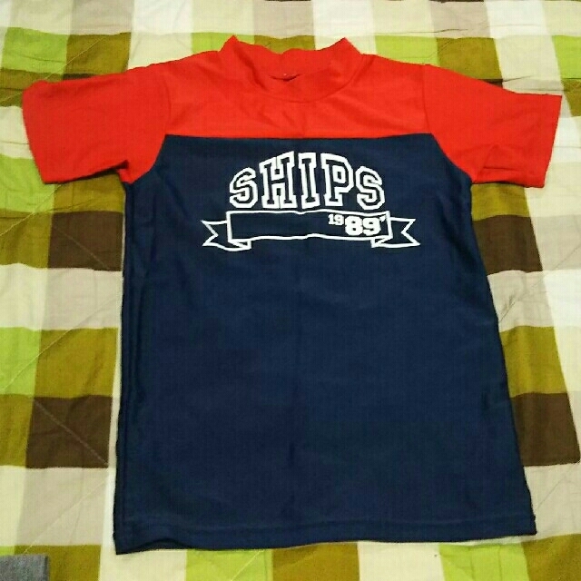 たまちゃん様専用！SHIPS 水着 ラッシュガード半袖 size110 キッズ/ベビー/マタニティのキッズ服男の子用(90cm~)(水着)の商品写真