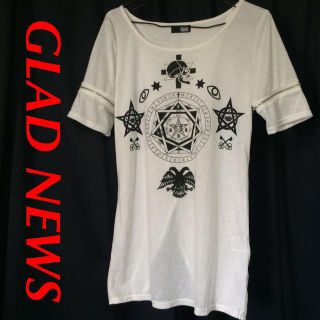 グラッドニュース(GLAD NEWS)のGLADNEWS プリントシャツ(カットソー(半袖/袖なし))