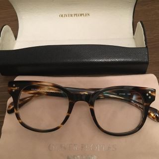 OLIVER PEOPLES　鼈甲柄　伊達メガネ