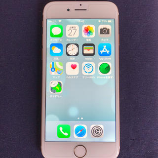 アイフォーン(iPhone)のiPhone 6 Gold 64 GB(スマートフォン本体)