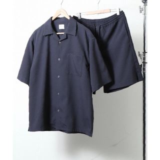 コーエン(coen)の【美品 メンズL】UVカットオープンカラーシャツサマーセットアップ【coen】 (シャツ)