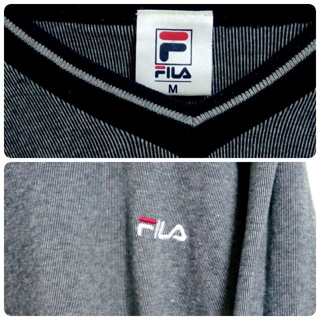 FILA(フィラ)のFILA フィラ　長袖Tシャツ　ロンティー　vintage メンズのトップス(Tシャツ/カットソー(七分/長袖))の商品写真