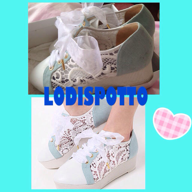 LODISPOTTO(ロディスポット)の♡プリティレーススニーカー♡ レディースの靴/シューズ(スニーカー)の商品写真