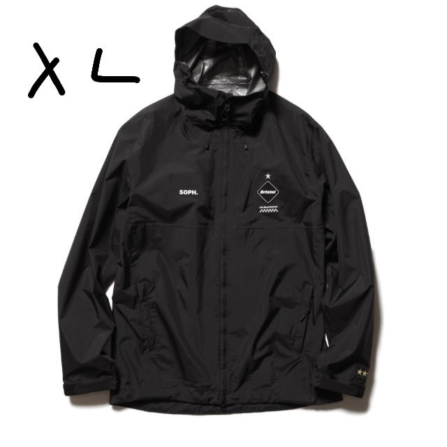 再再販! rain 19ss fcrb - F.C.R.B. jacket 黒 XL ナイロンジャケット