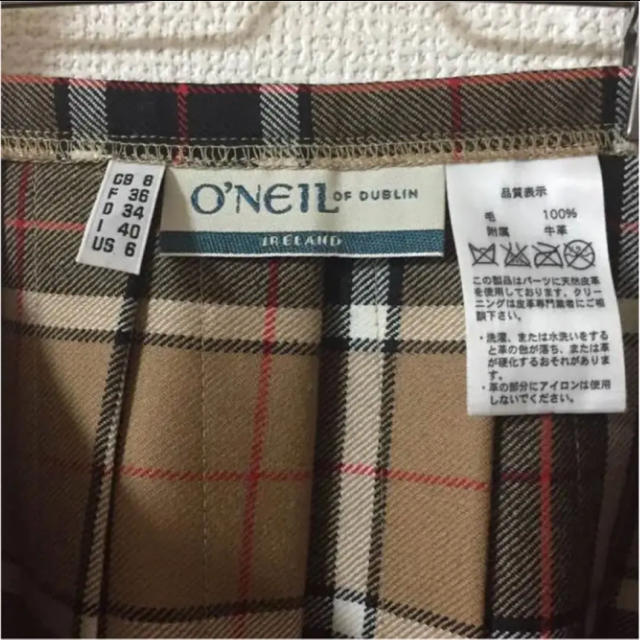 O'NEILL チェックスカートの通販 by h's shop｜オニールならラクマ - オニール 日本製国産