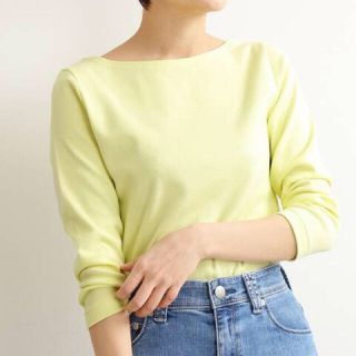 イエナ(IENA)の完売/今期 イエナ AURALEE IENA 別注ボートネックTシャツ(カットソー(長袖/七分))