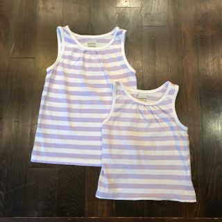 オールドネイビー(Old Navy)のオールドネイビー  姉妹 兄弟 お揃い トップス タンクトップ ボーダー 2歳差(Tシャツ/カットソー)